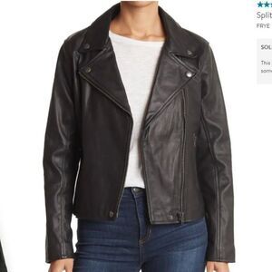 Beautiful Frye Split Biker Leather Jacket